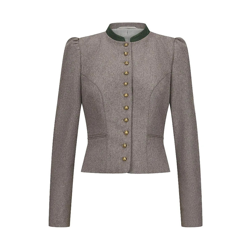Bavarian Women Dirndl Jacket (Taupe)
