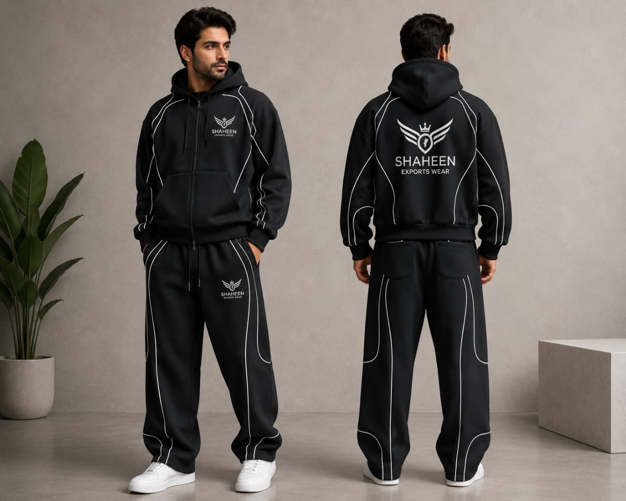 Premium Fleece Tracksuit – Custom Logo Embroidery & Bulk Orders