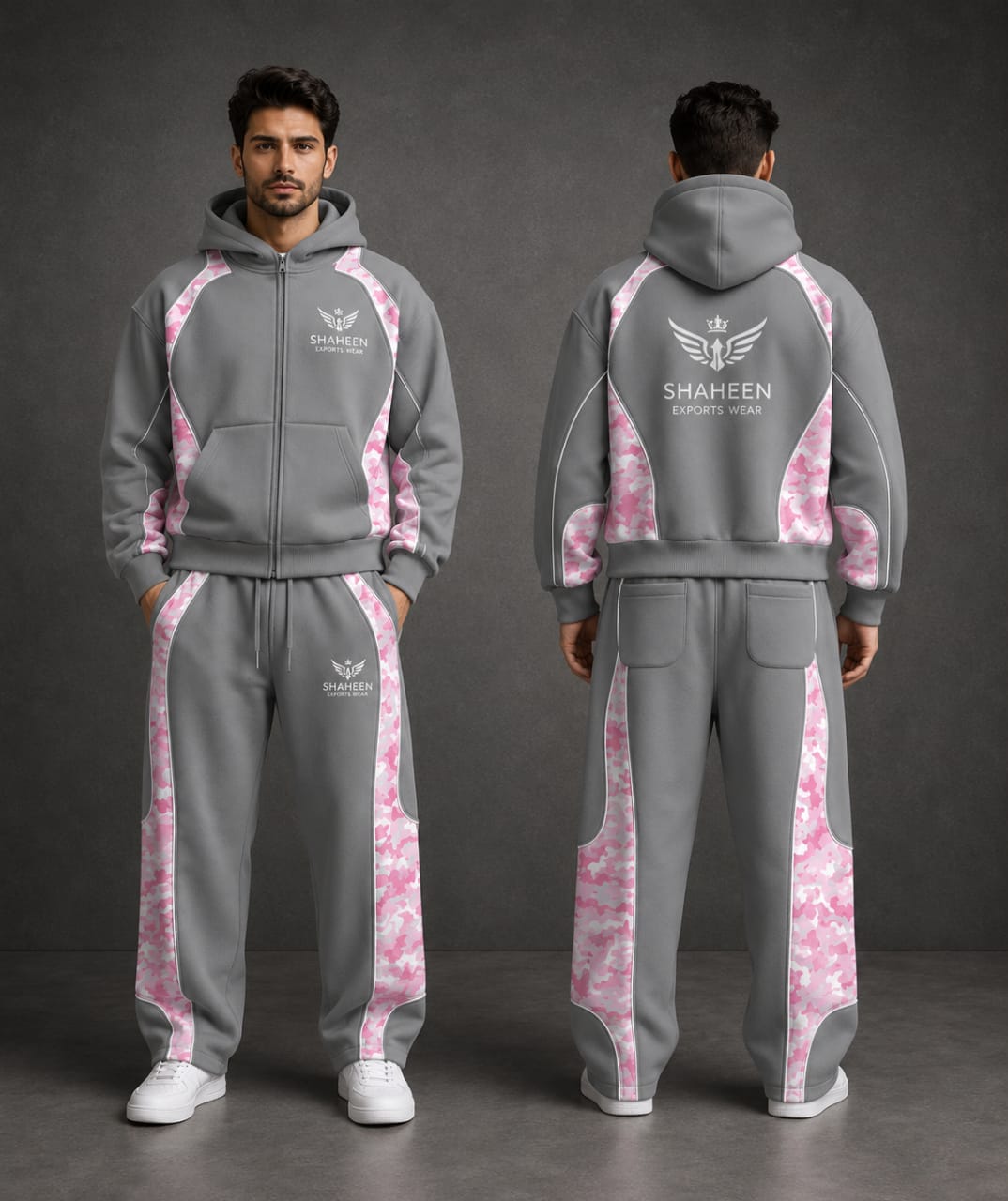 Premium Fleece Tracksuit – Custom Logo Embroidery & Bulk Orders