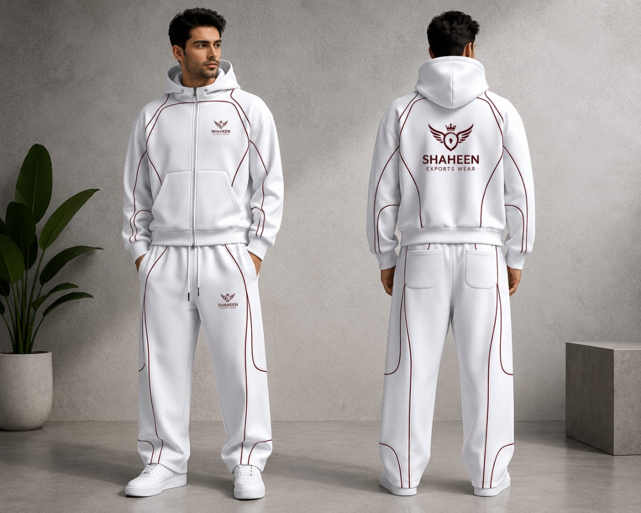 Premium Fleece Tracksuit – Custom Logo Embroidery & Bulk Orders