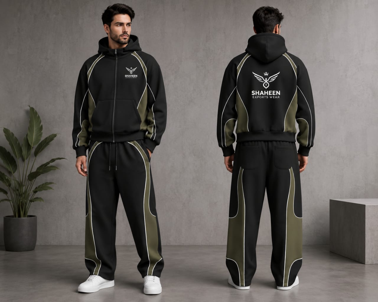 Premium Fleece Tracksuit – Custom Logo Embroidery & Bulk Orders