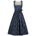 Navy Floral Dirndl