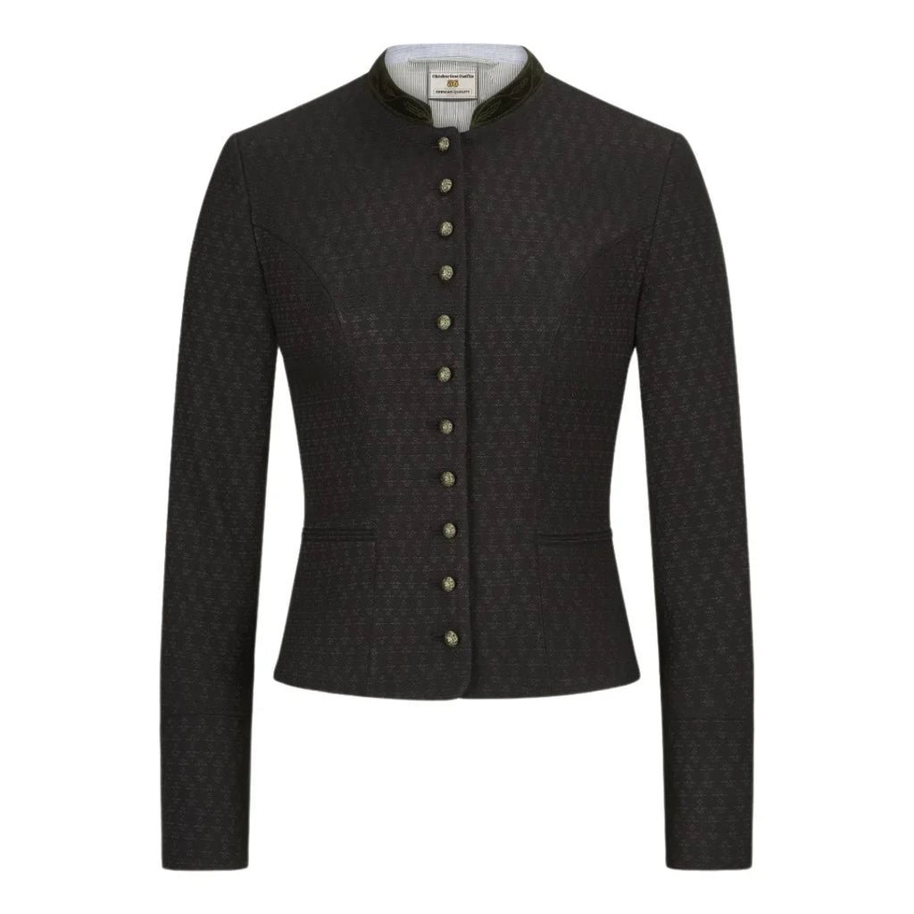 Bavarian Women Dirndl Jacket (Black)