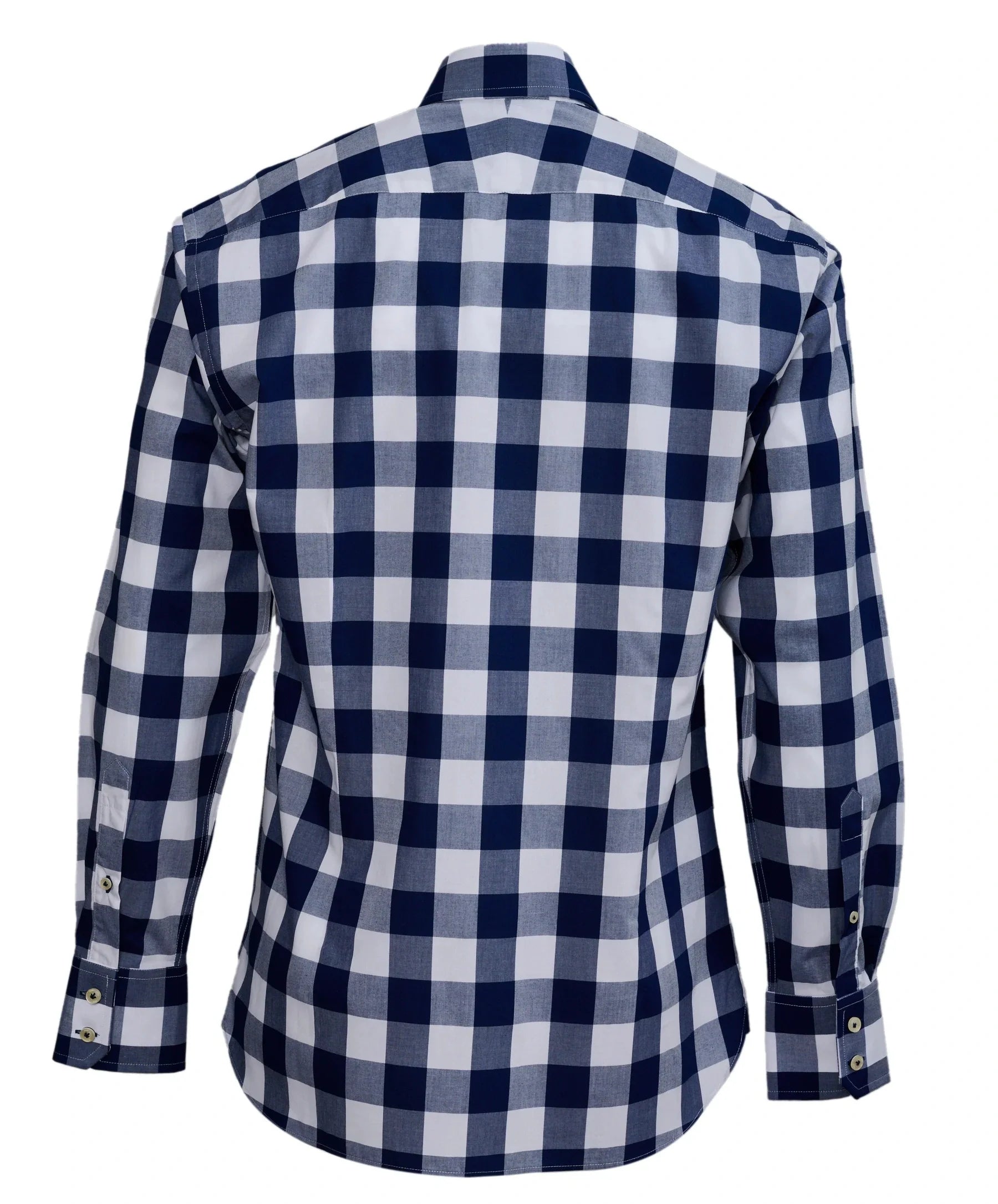 Blue Check Trachten Shirt