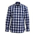 Blue Check Trachten Shirt