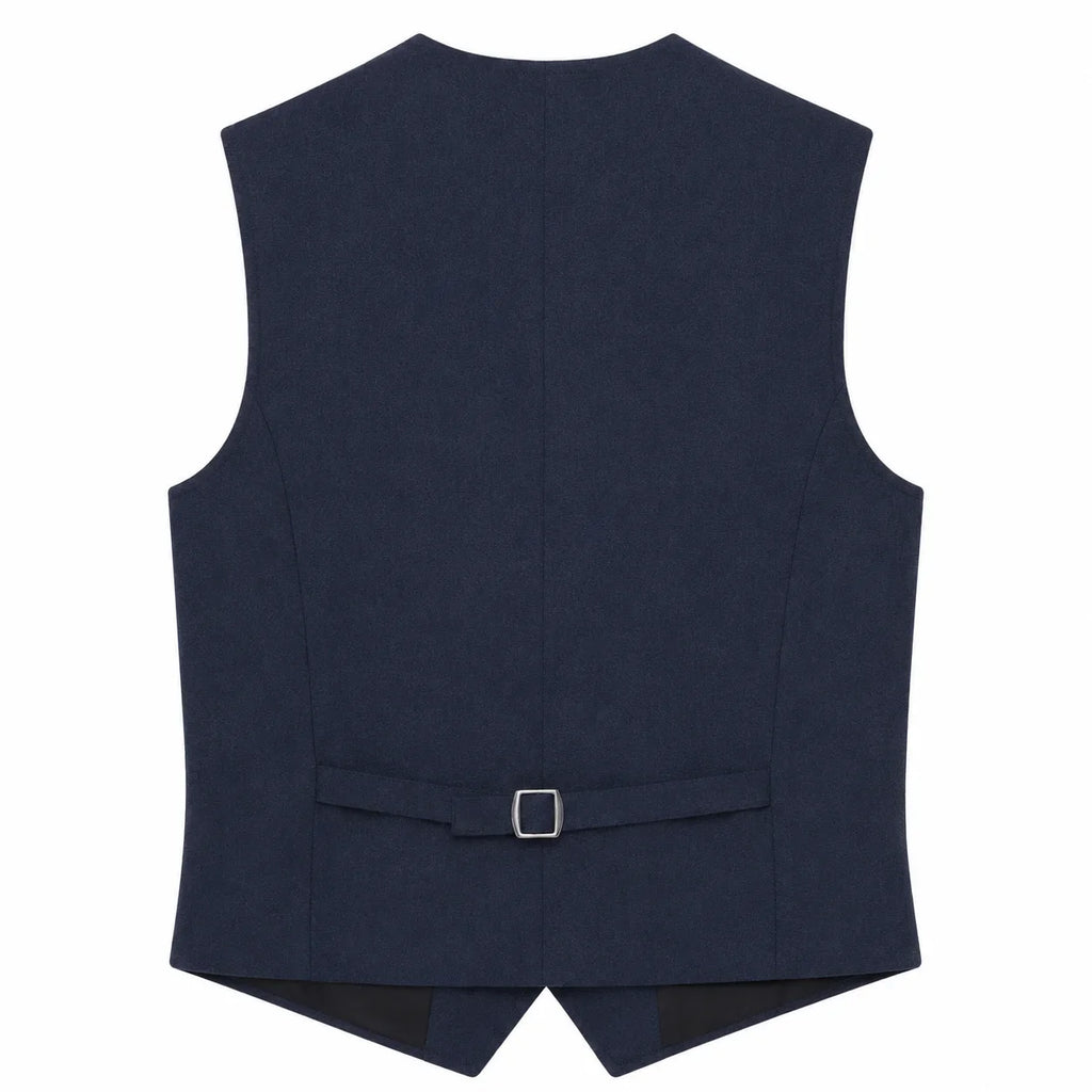 Men's Navy Blue Traditional Trachten Vest