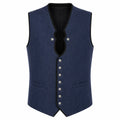 Men's Navy Blue Traditional Trachten Vest