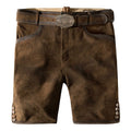 Slim Fit Brown Lederhosen