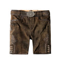Front Picture or Dark Brown Lederhosen